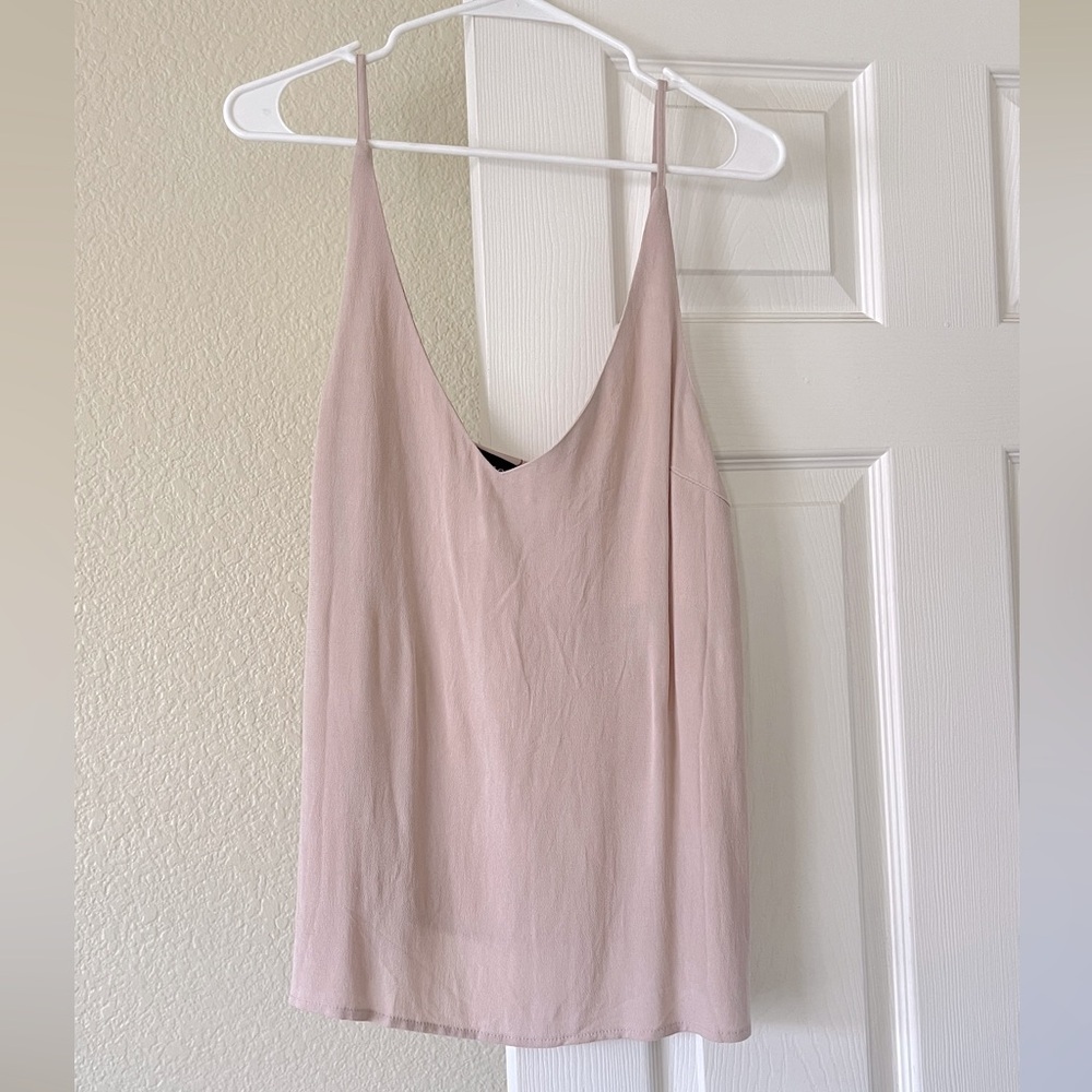 VICI nude color loose tank